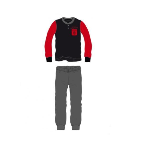 Pigiama Milan ragazzo invernale cotone interlock