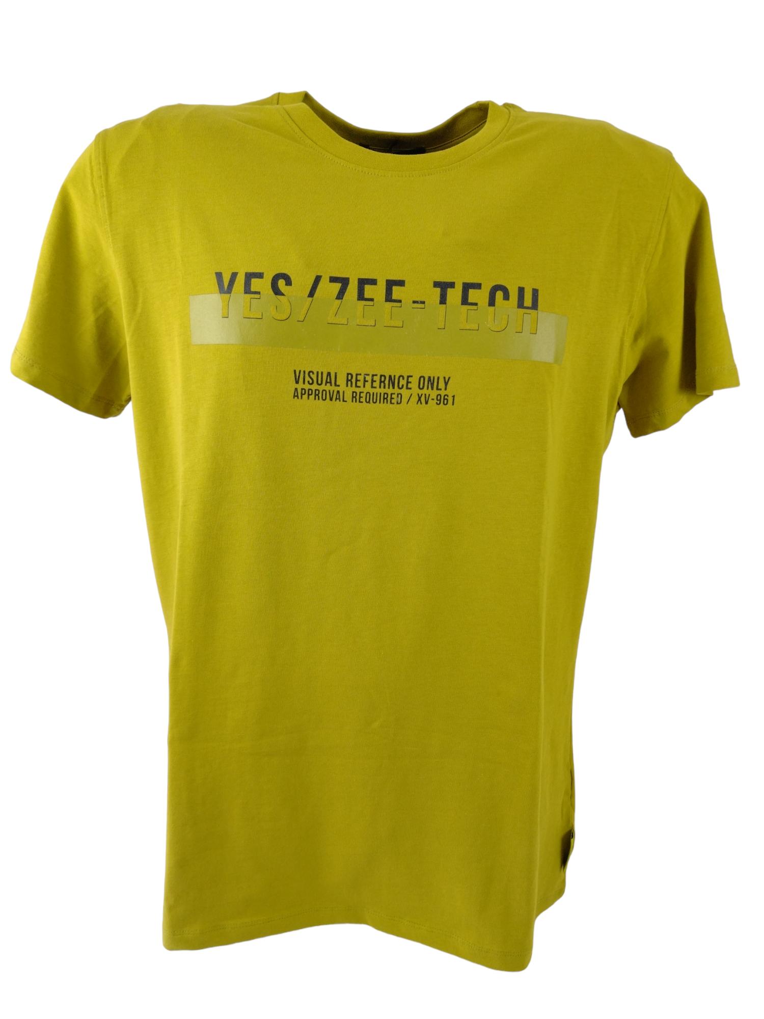 T-shirt da uomo in cotone Yes Zee