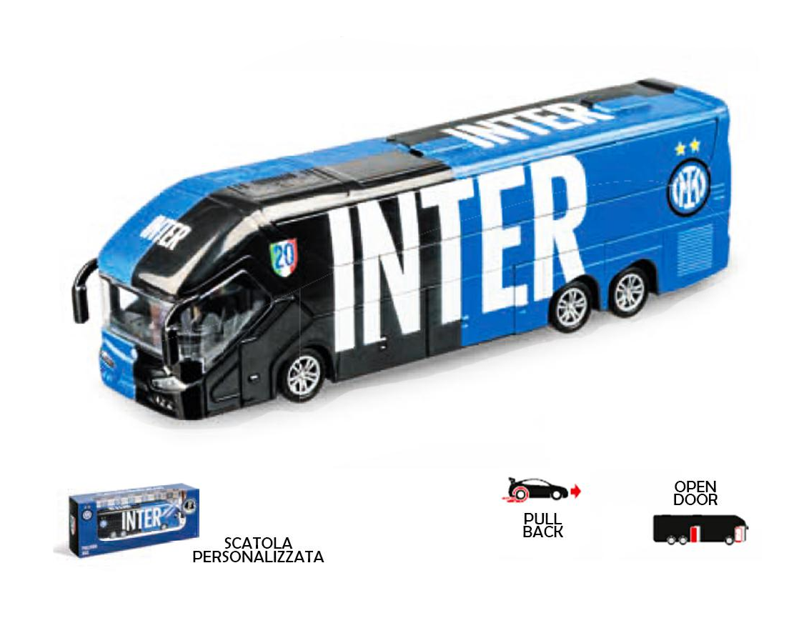 Pullman modellino giocattolo compatibile con Inter - Main Image