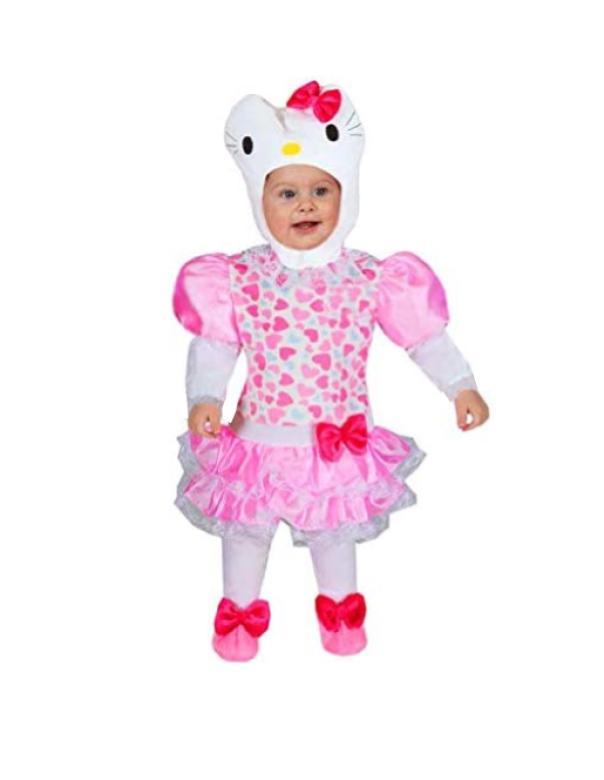 Vestito costume carnevale bambina Piccola Kitty Rosa