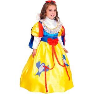 Vestito costume carnevale biancaneve