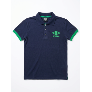Polo mezza manica  bambino blu
