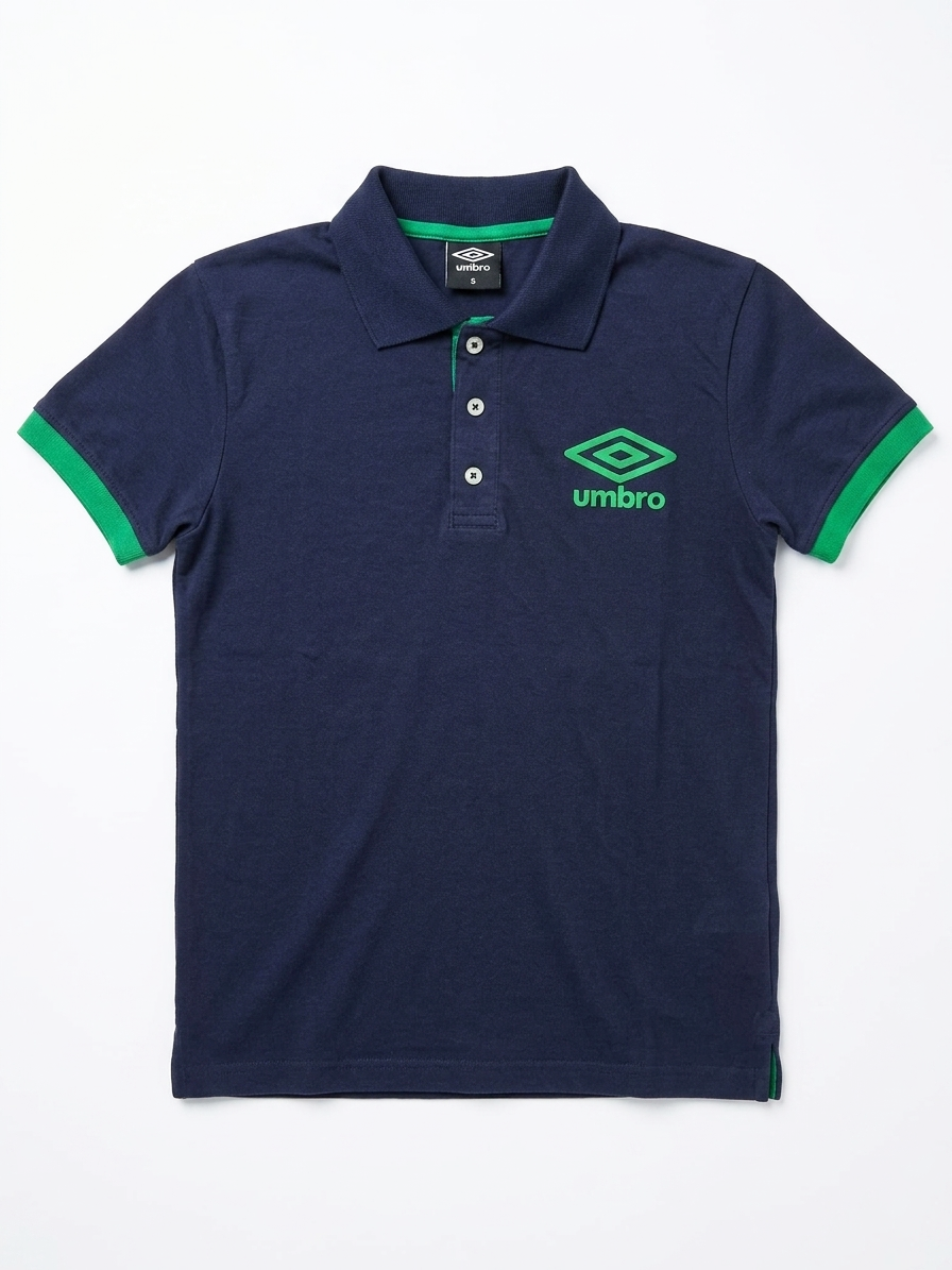 polo-mezza-manica-umbro-bambino-blu-02 Polo mezza manica Umbro bambino Blu