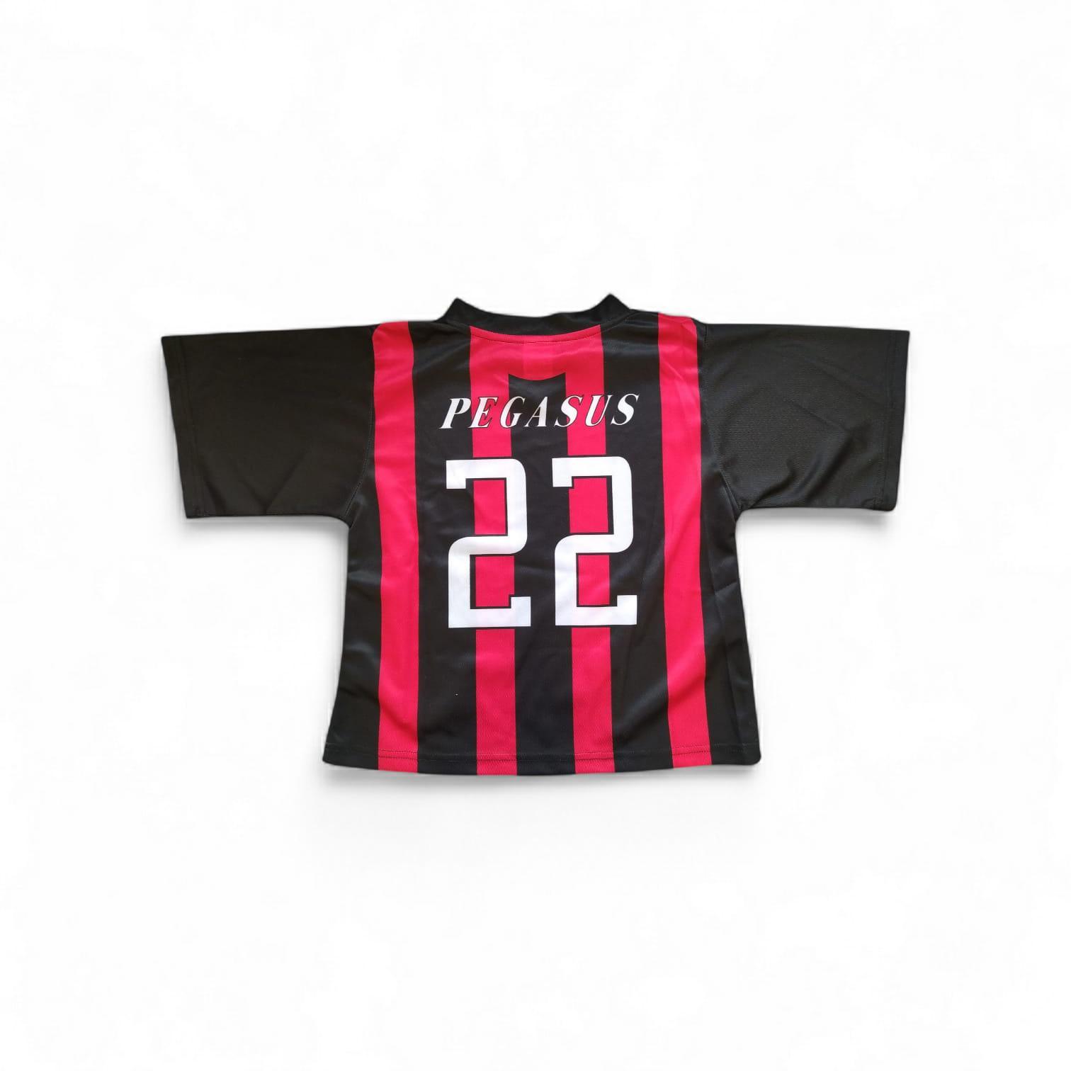 Vestito carnevale bambino Diavoletto calciatore rossonero