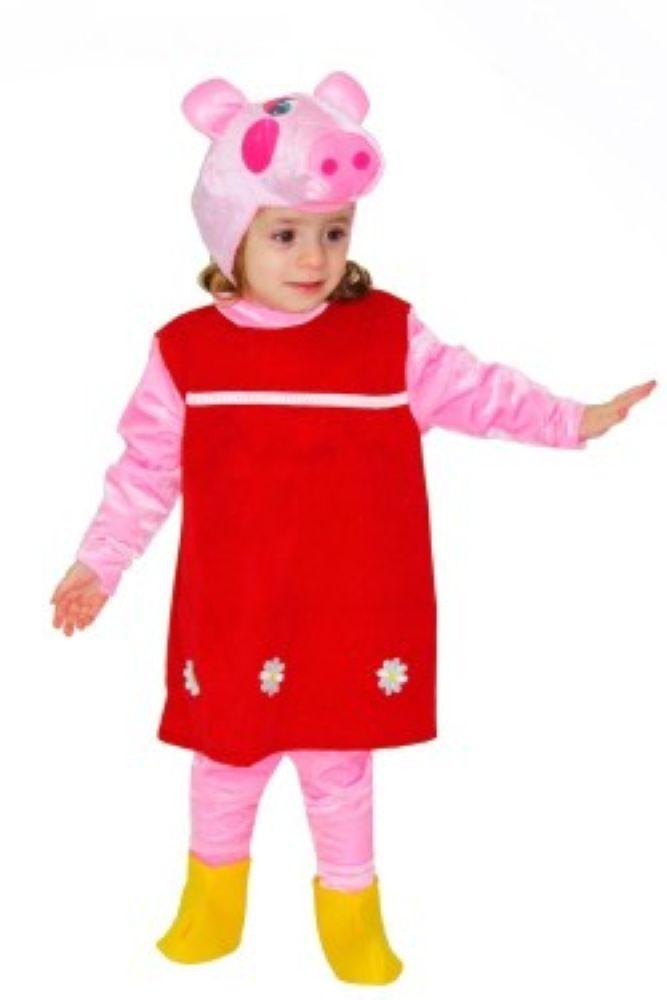 Costume carnevale bambina Piccola Pig Rosa