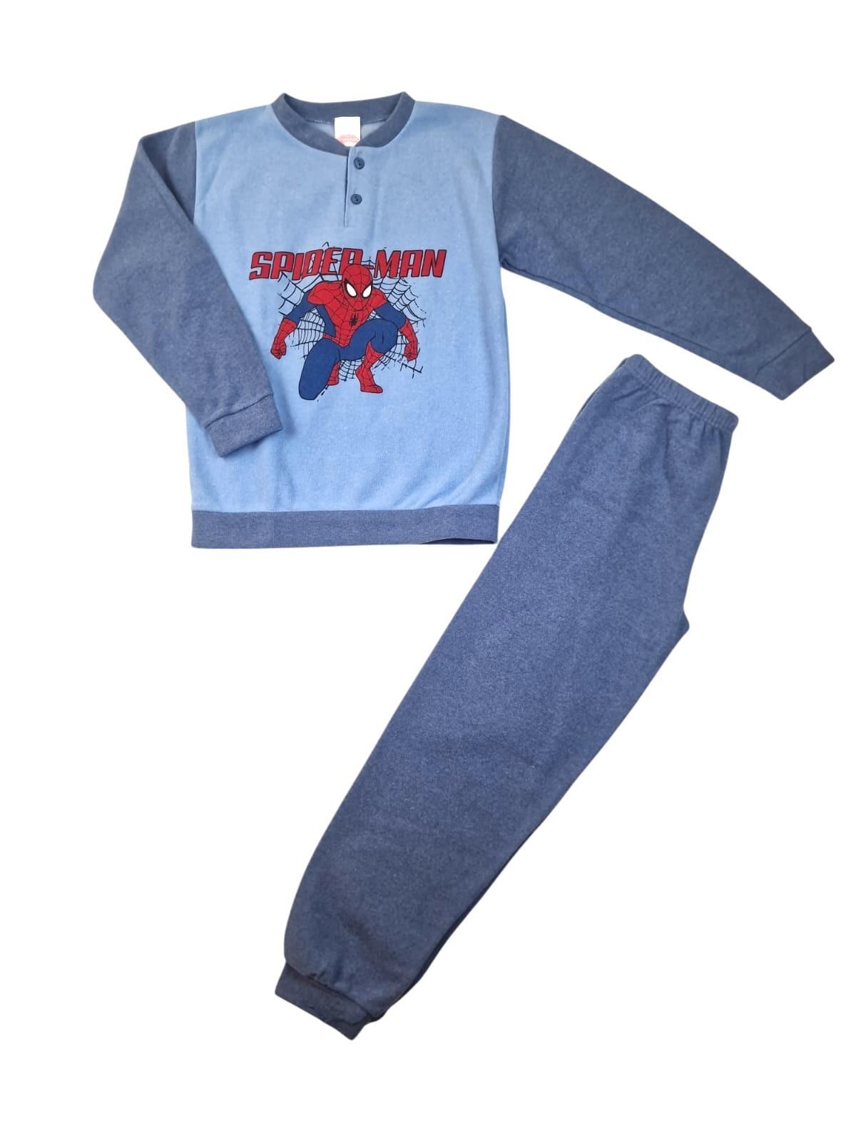 Pigiama in pile da bambino Spiderman