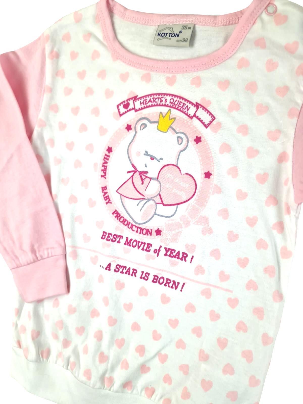 Pigiama cotone jersey da bambina