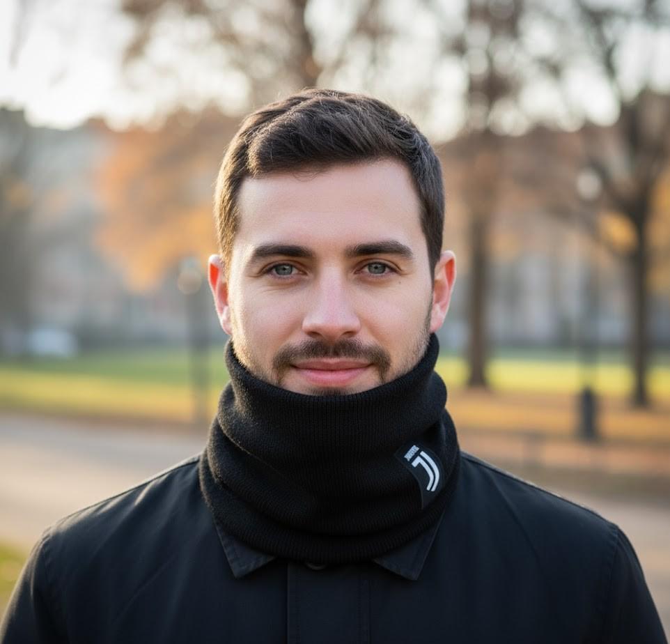 enzo castellano scaldacollo fc juventus maglia liscia - foto 2