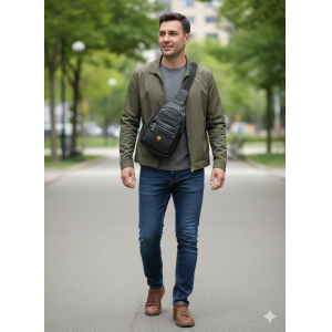 Borsello monospalla in ecopelle compatibile con as roma