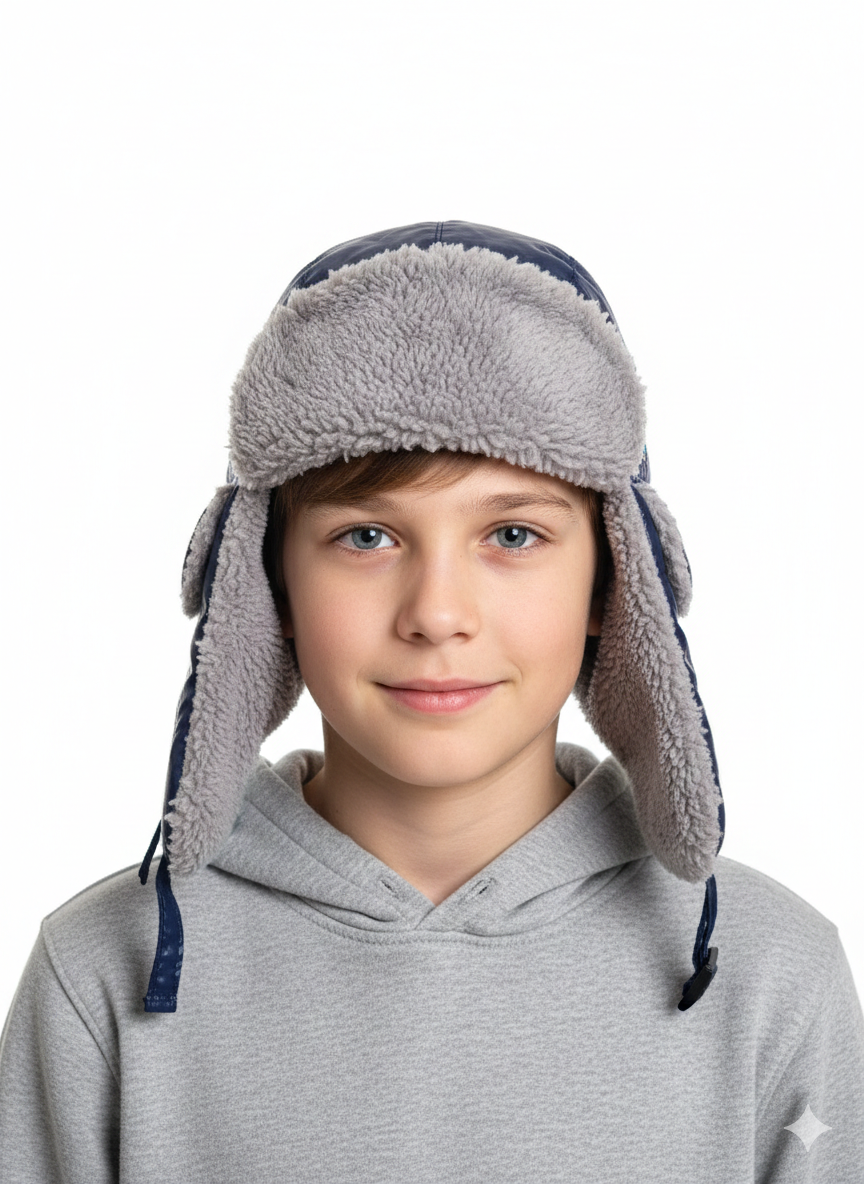 Cappello eschimese ragazzo compatibile con Lazio