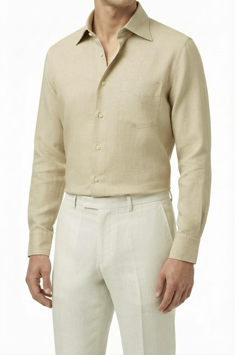 camicia-puro-lino-03 Camicia puro lino Ingram Classic Fit