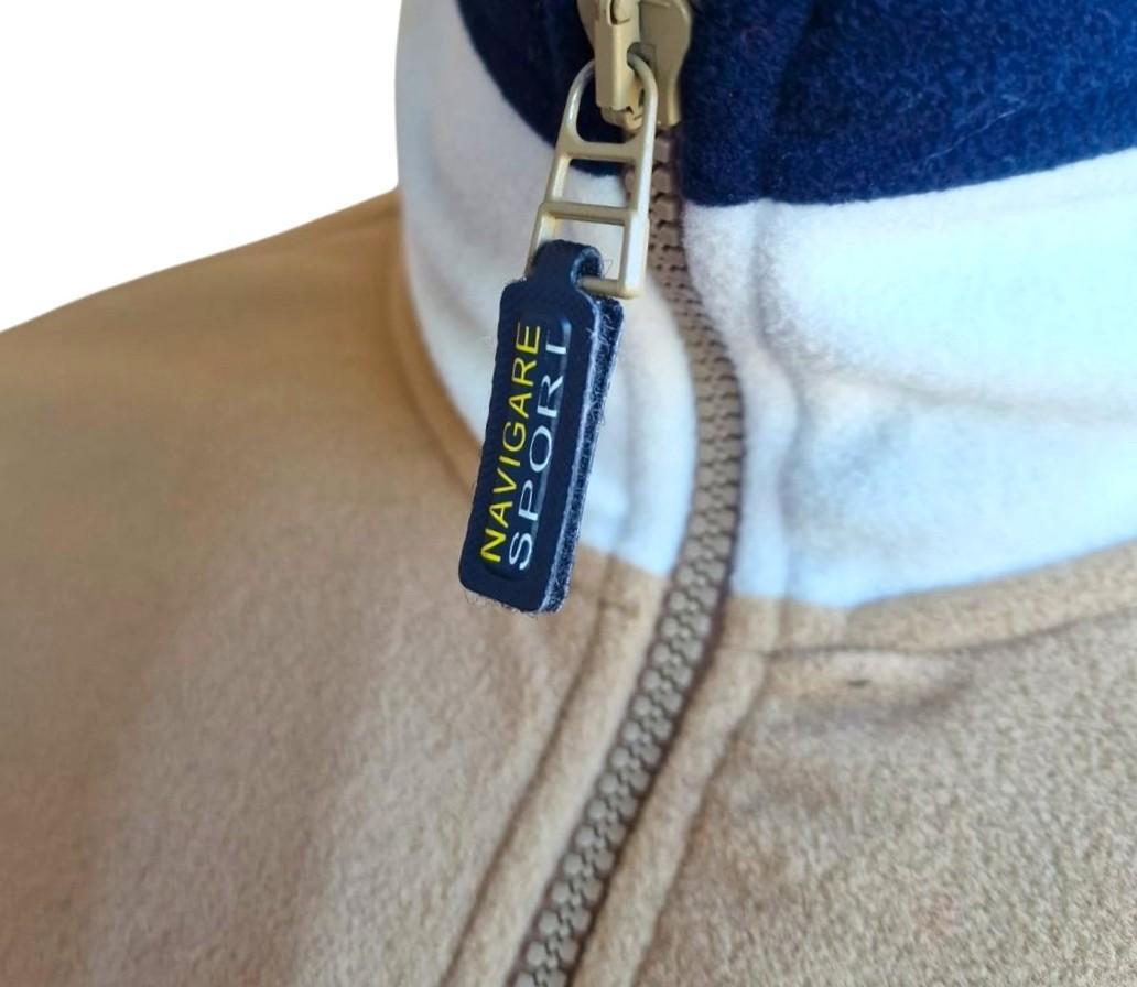 Felpa in pile mezza zip Navigare uomo