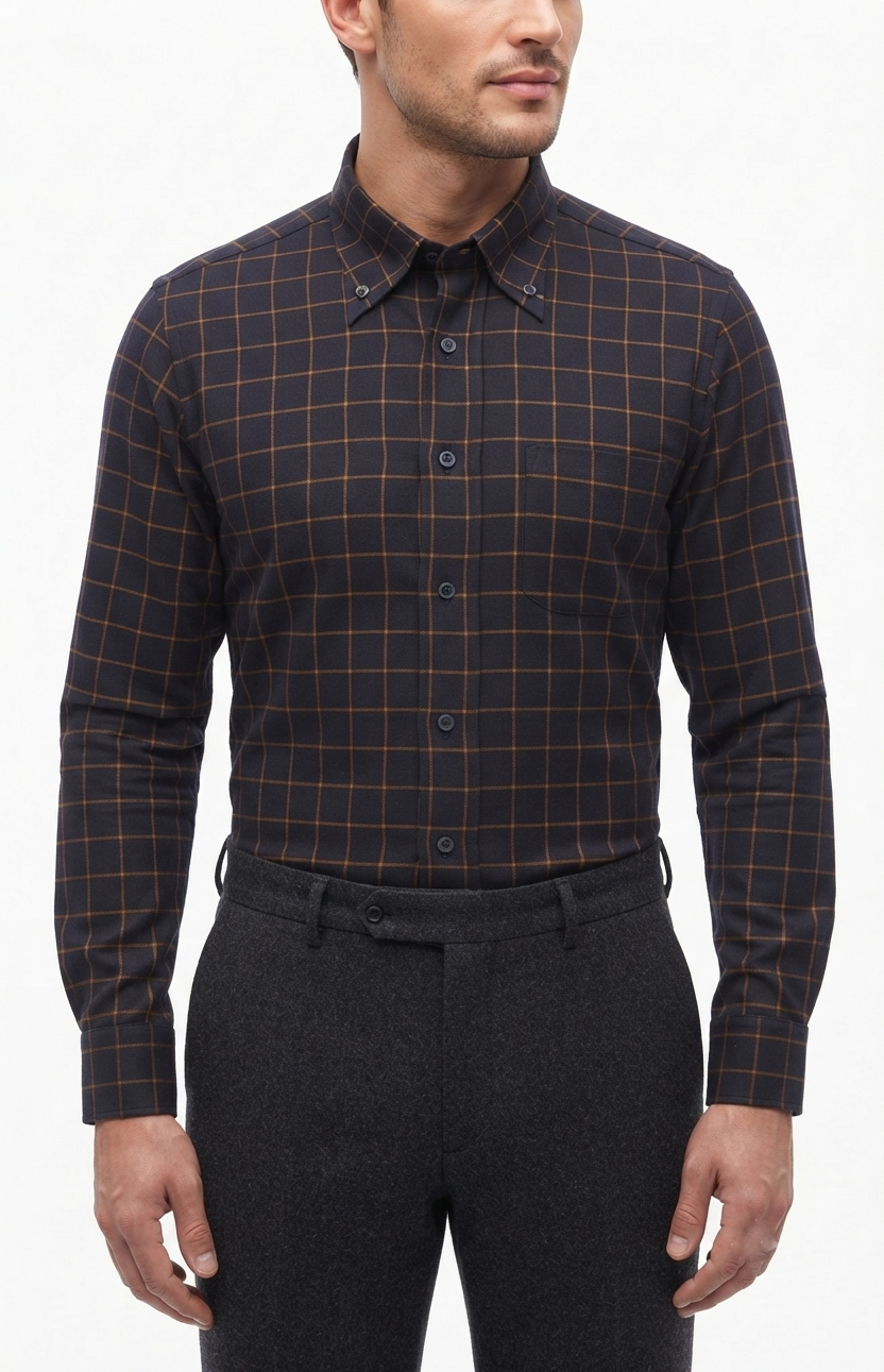 camicia-ingram-01 Camicia flanella leggera cotone Ingram
