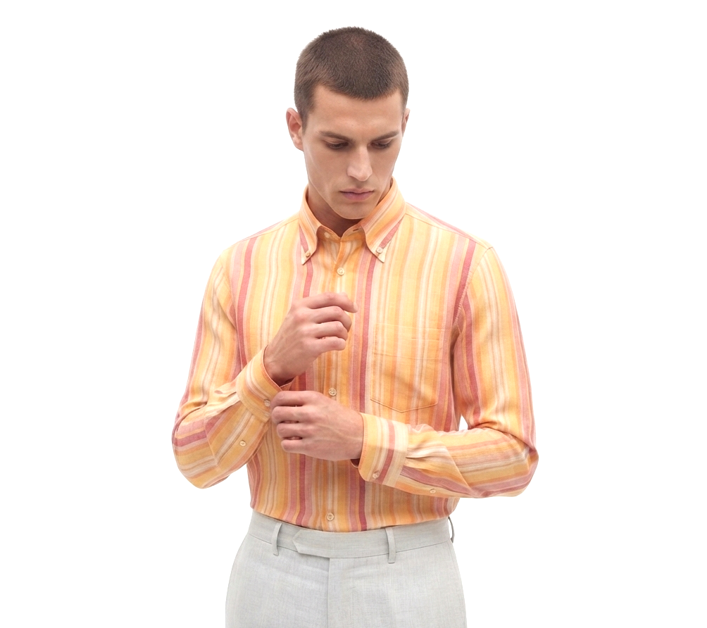 camicia-lino-cotone-01 Camicia misto lino cotone Ingram