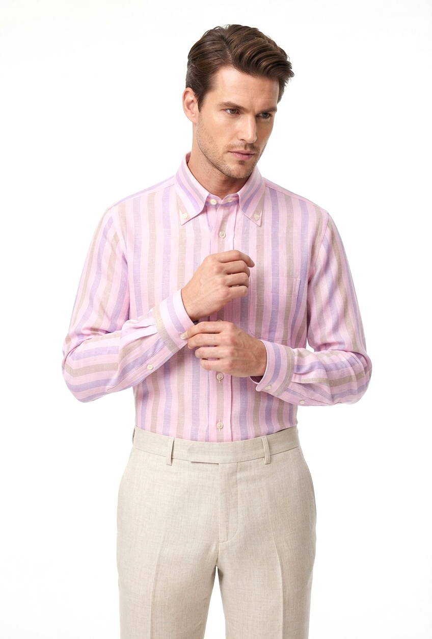 camicia-cotone-lino-01 Camicia misto cotone lino Ingram