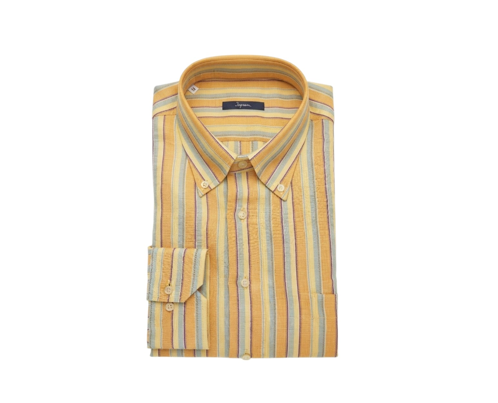 Camicia misto lino cotone Ingram