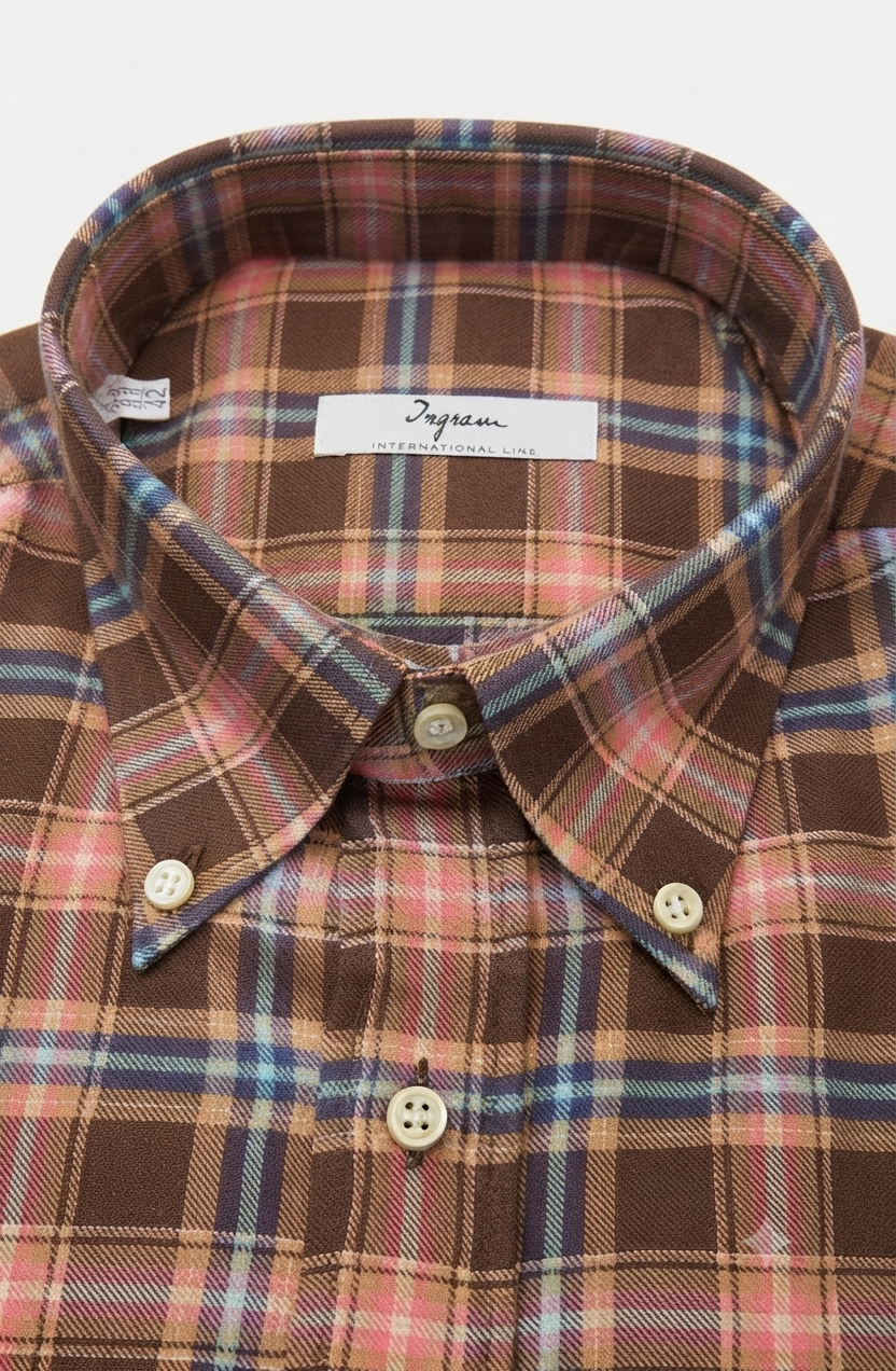 camicia-flanella-02 Camicia flanella leggera di cotone Ingram