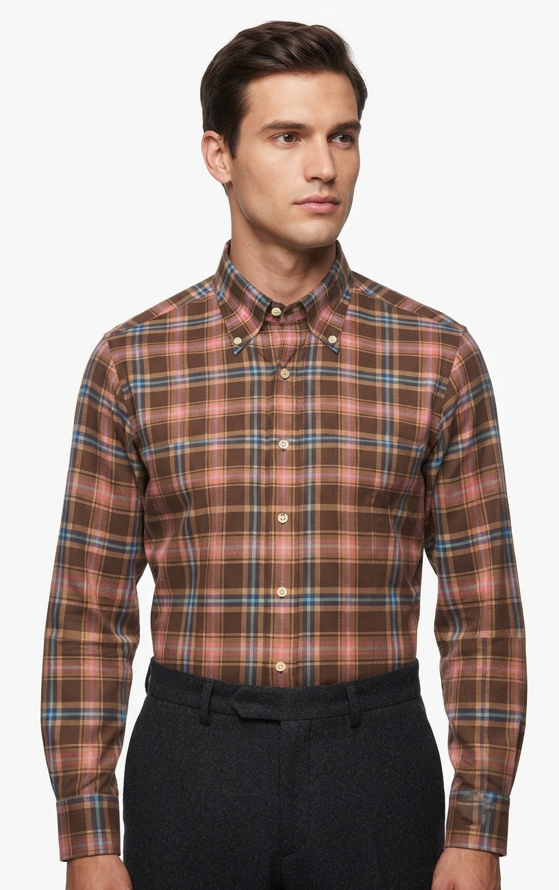 camicia-flanella-03 Camicia flanella leggera di cotone Ingram