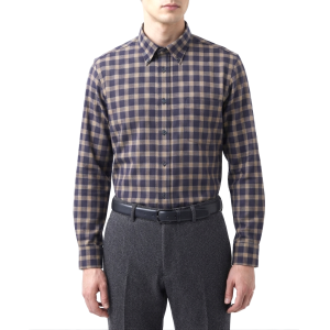 Camicia flanella leggera di cotone