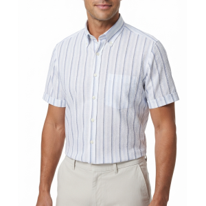Camicia  maniche corte misto lino