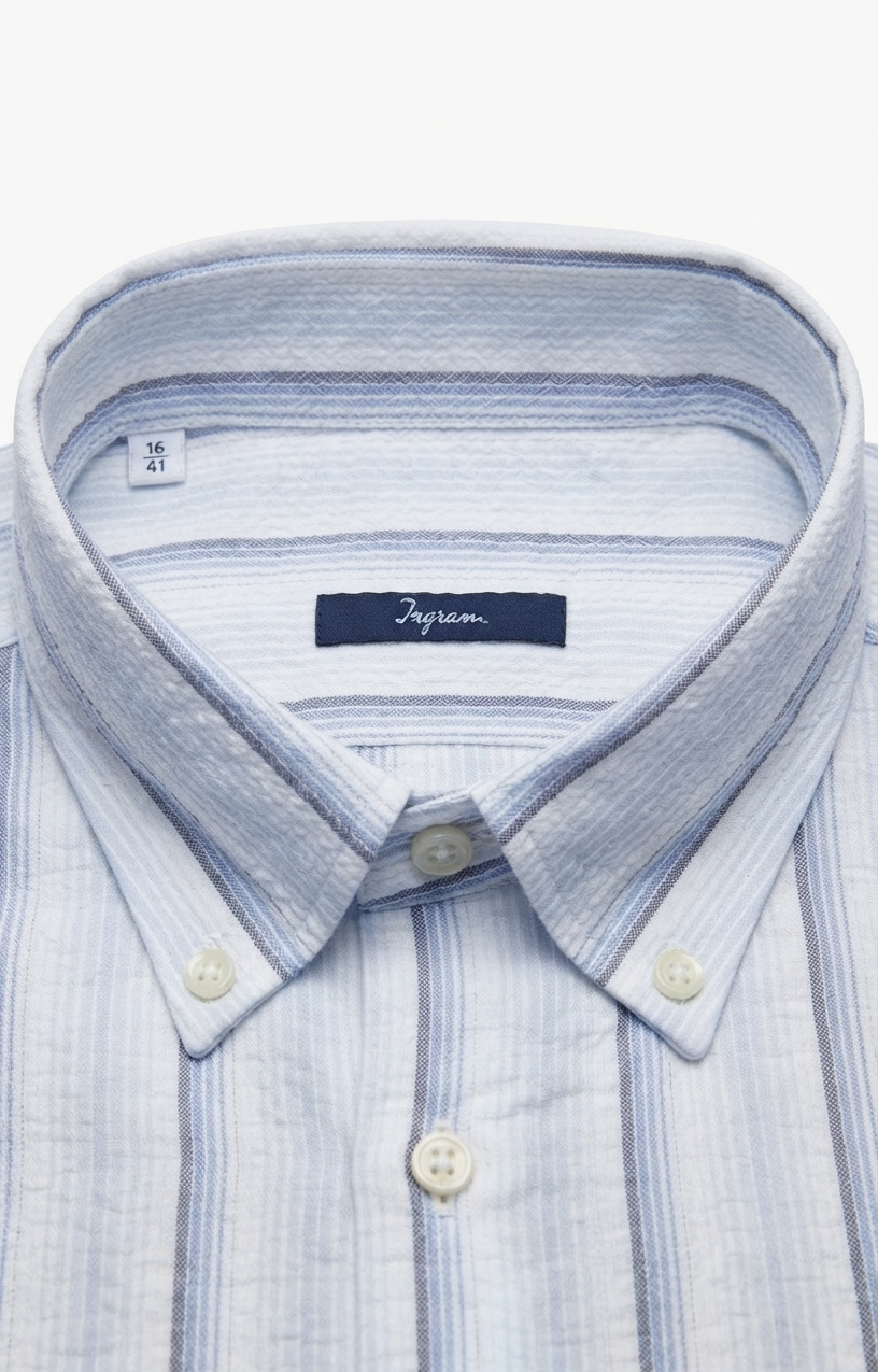 Camicia Ingram maniche corte misto lino