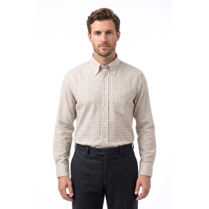 Camicia flanella di cotone