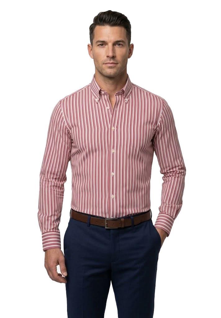 Camicia Uomo Slim Fit Ingram Righe