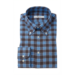 Camicia flanella di cotone regular fit
