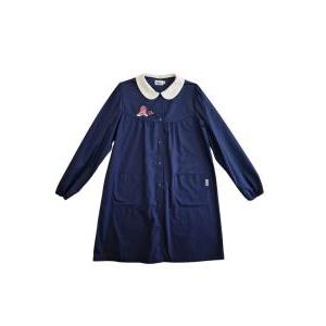 Grembiule zip scuola elementare da bambina blu  converse