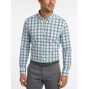 Camicia slim fit  quadri in cotone