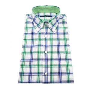 Camicia slim fit  quadri in cotone
