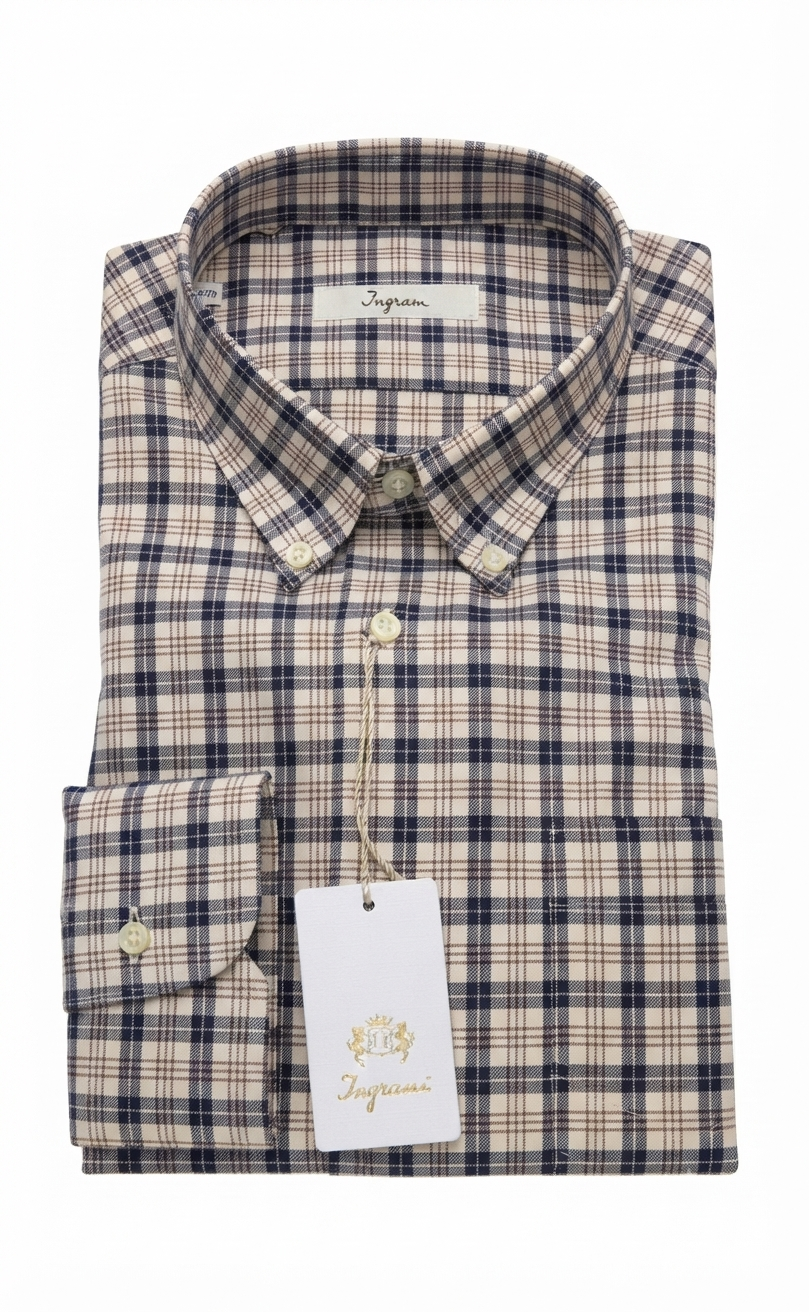 Camicia flanella di cotone Ingram