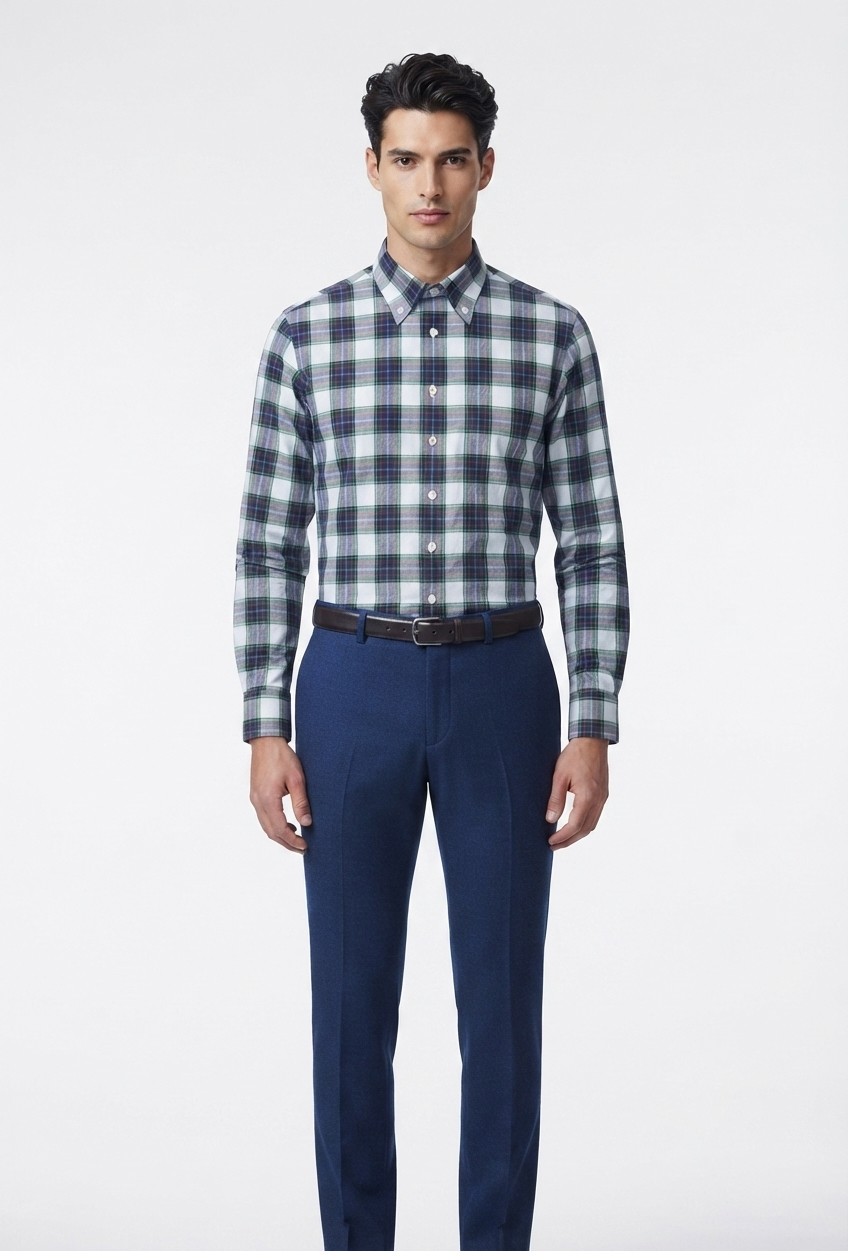 camicia-flanellina-02 Camicia flanella leggera di cotone Ingram