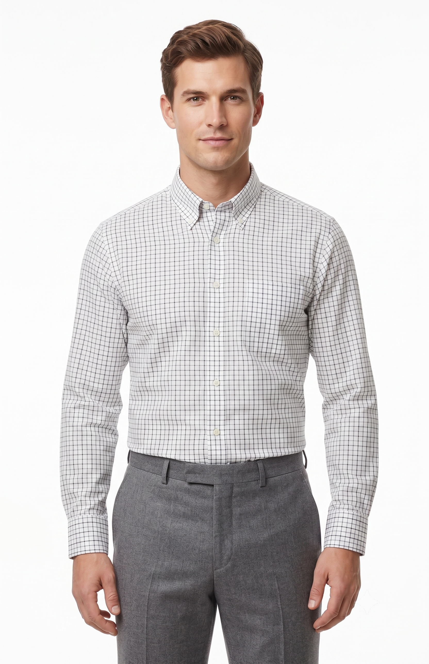 camicia-flanella-leggera-01 Camicia flanella leggera di cotone Ingram