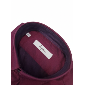 Camicia slim fit  uomo bordeaux