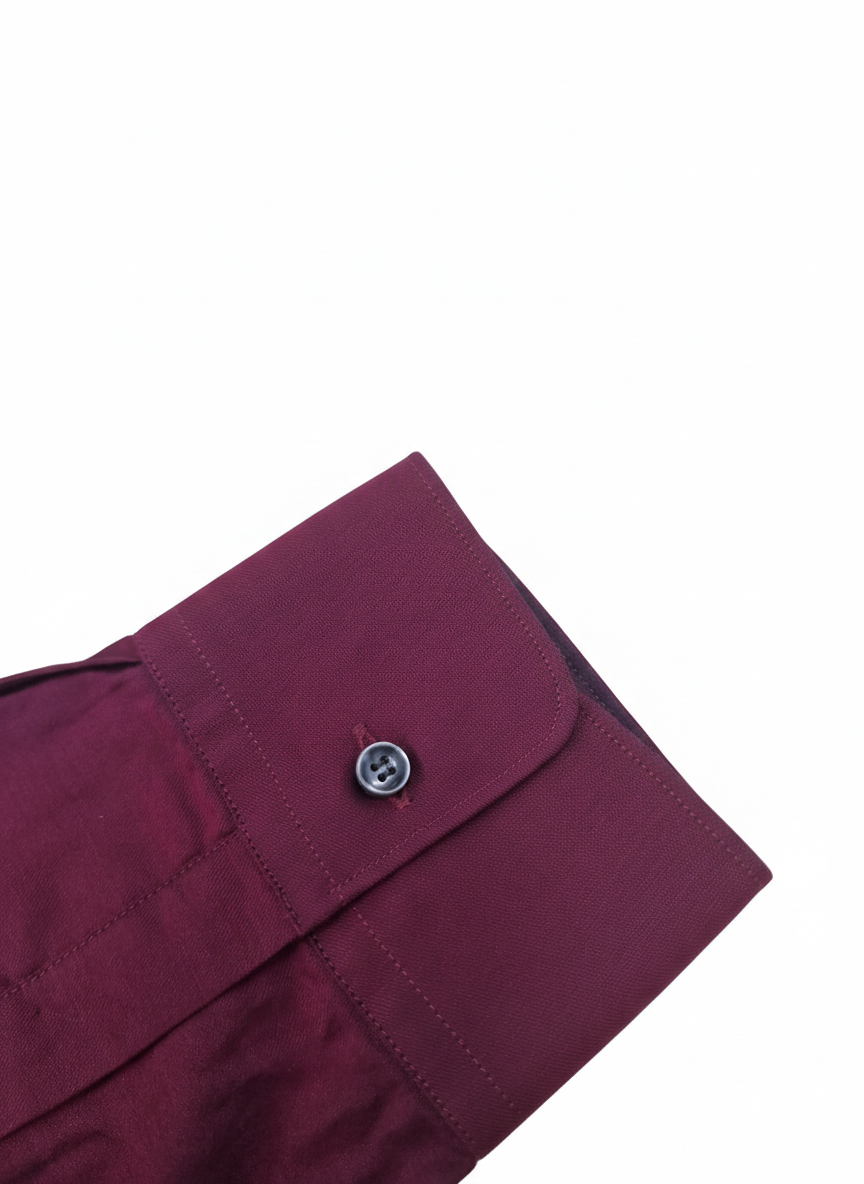 Camicia Slim Fit Ingram uomo bordeaux
