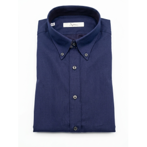 Camicia slim fit  uomo blu