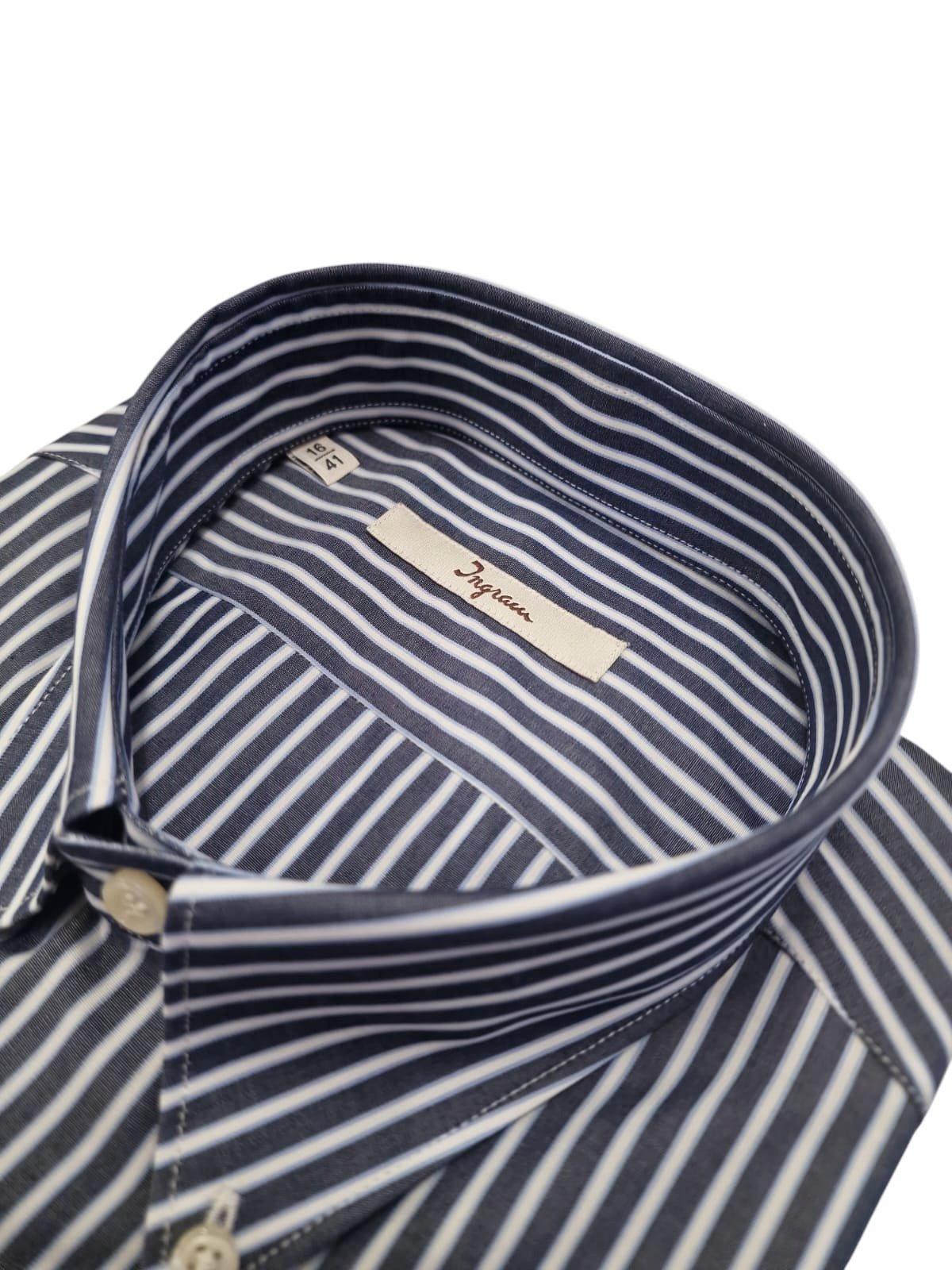 Camicia Ingram Slim Fit gessata