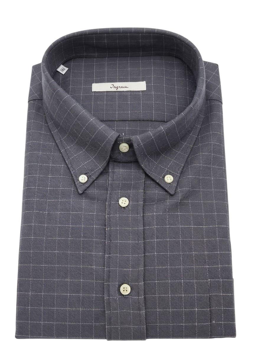 camicia-flanella-uomo-01 Camicia flanella di cotone taglie forti Ingram