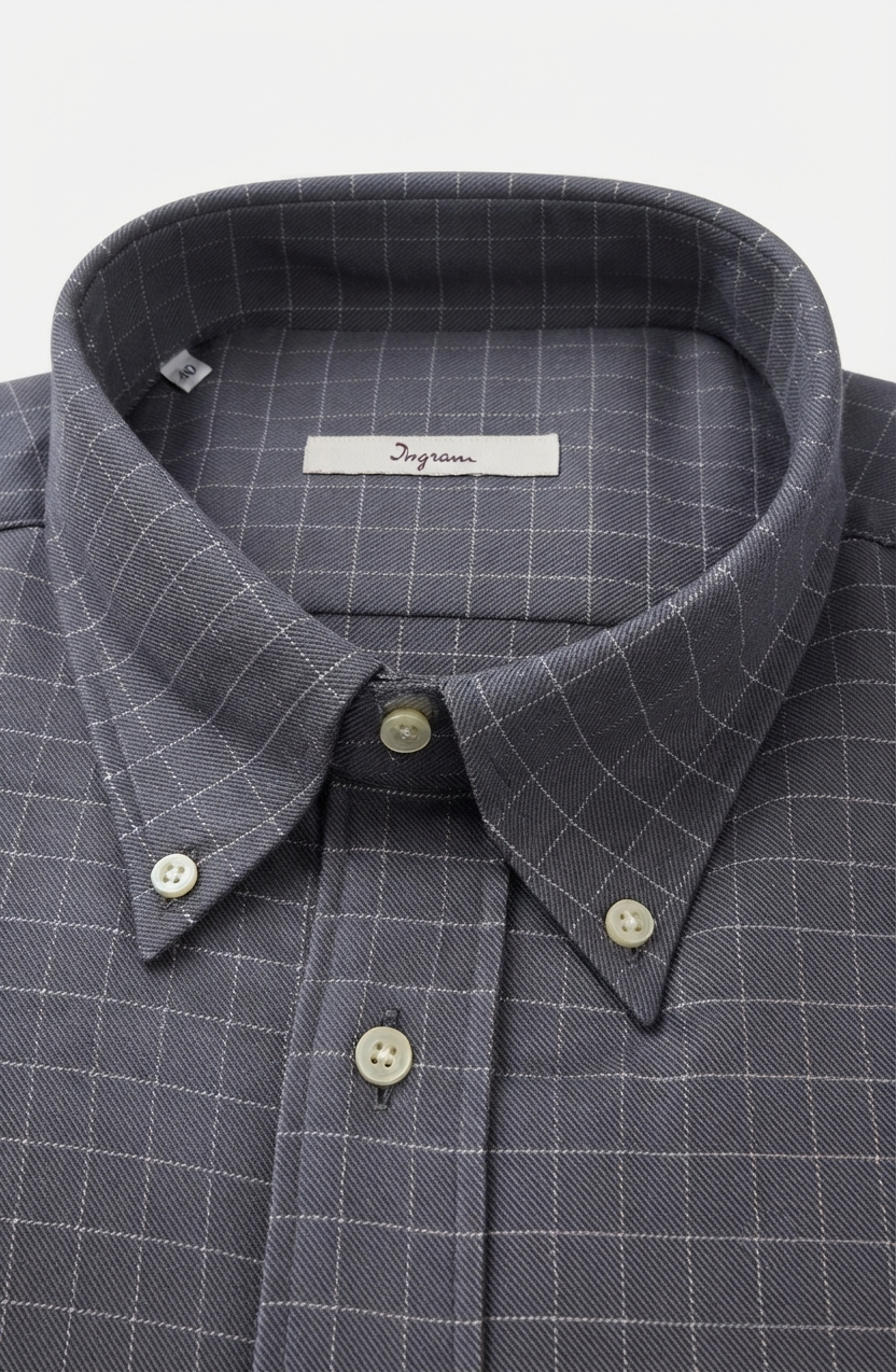 camicia-flanella-uomo-02 Camicia flanella di cotone taglie forti Ingram