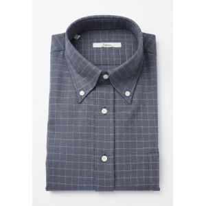 Camicia flanella di cotone classic fit