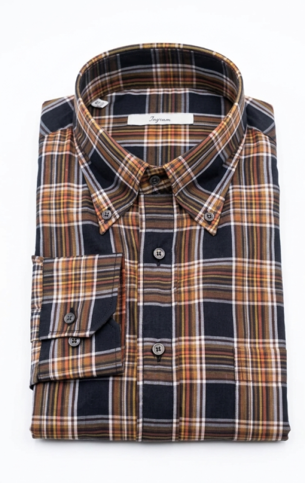 camicia-flanella-01 Camicia flanella cotone Ingram taglie forti