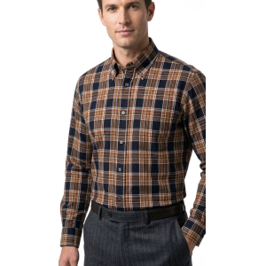Camicia flanella cotone  taglie forti