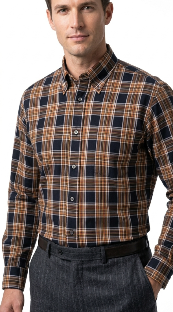camicia-flanella-02 Camicia flanella cotone Ingram taglie forti