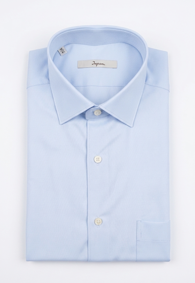 Camicia Regular Fit Ingram Celeste