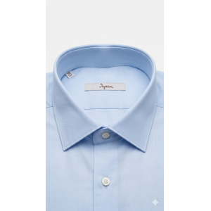 Camicia regular fit  celeste