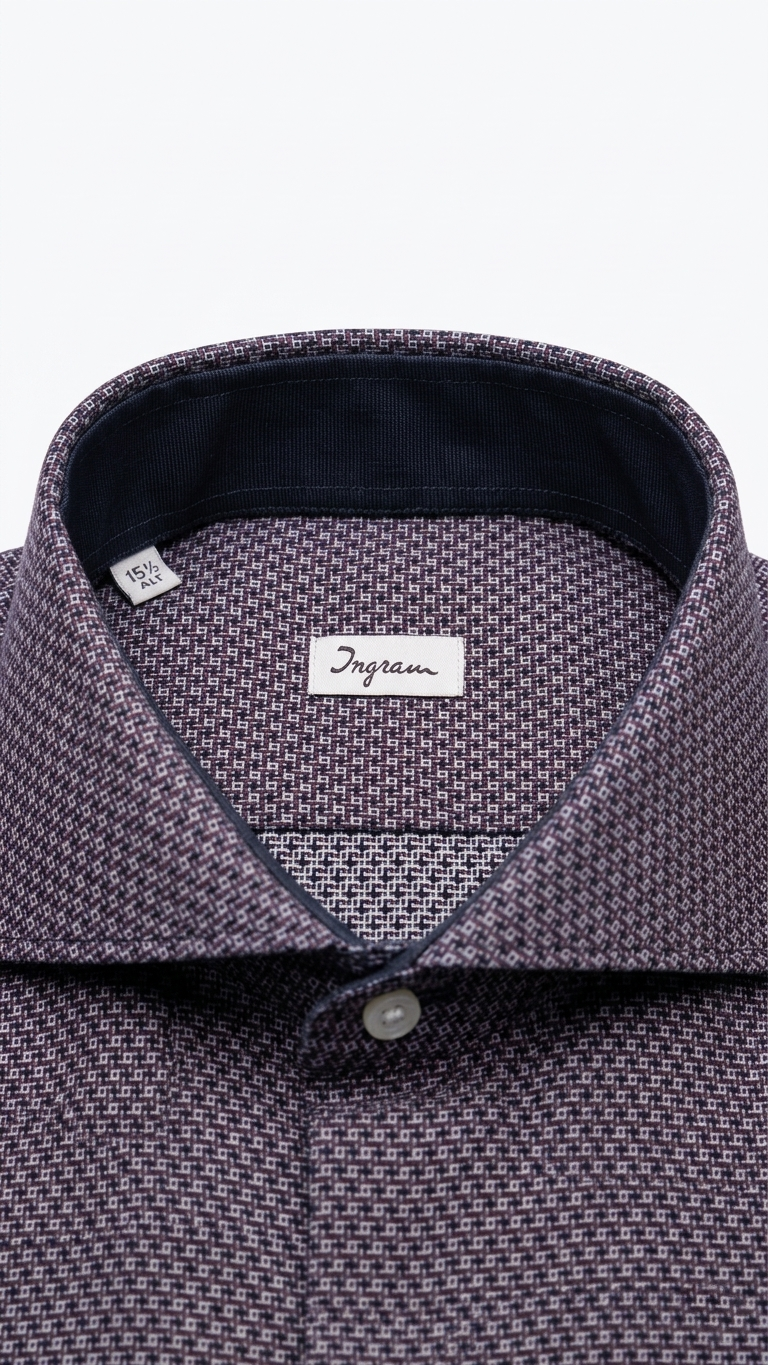 Camicia Ingram uomo micro fantasia