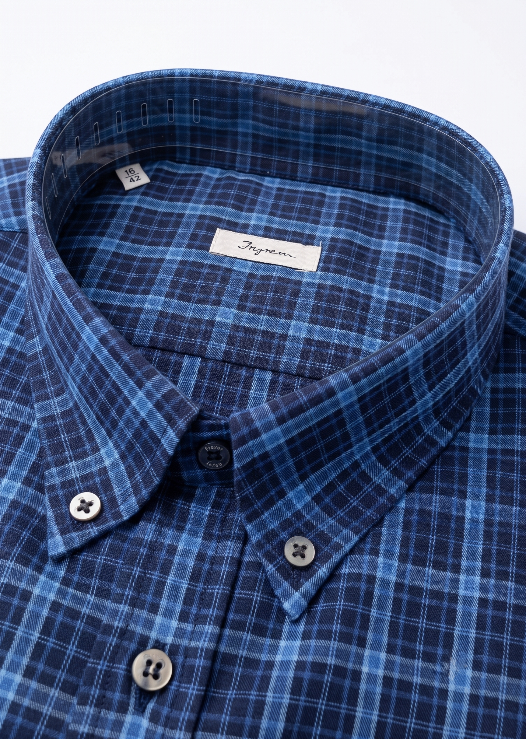 Camicia flanella di cotone quadri Ingram