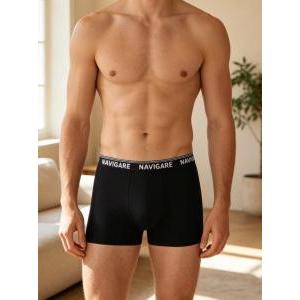 573e boxer uomo stretch gallone esterno nero