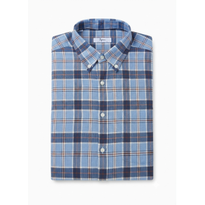 Camicia flanella di cotone regular fit